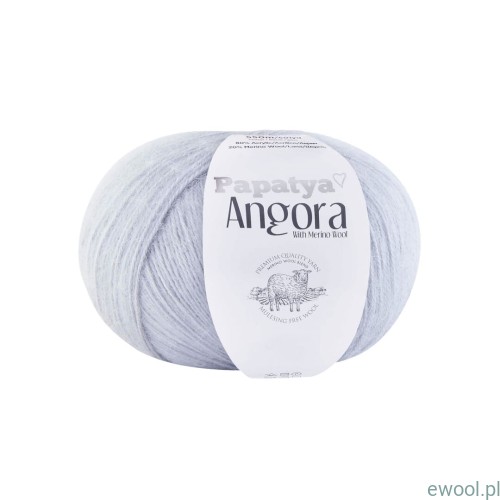 Włóczka Angora Papatya kolor 2530 kolor szary