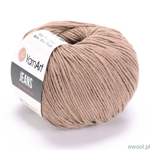 łóczka Jeans YarnArt 71 kolor kawa z mlekiem