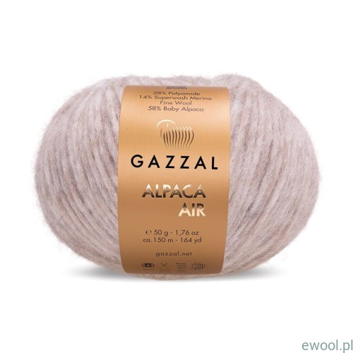 Włóczka Alpaca Air Gazzal kolor 72