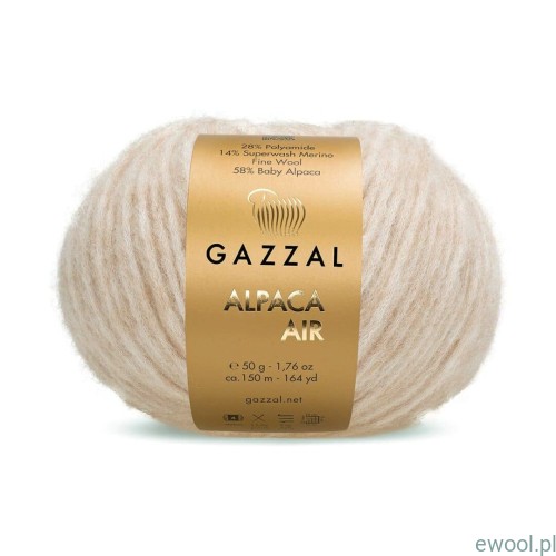 Włóczka Alpaca Air Gazzal kolor 74