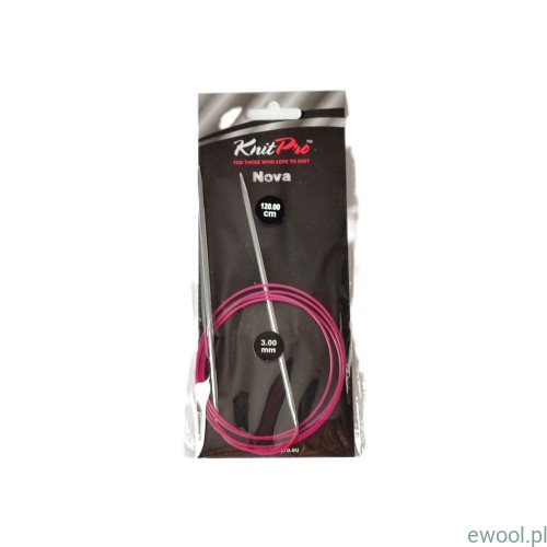 KnitPro Nova druty na żyłce 3.00 mm/120 cm