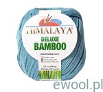 Włóczka  Deluxe Bamboo 100g  124-19  kolor niebieski