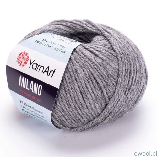 Włóczka Milano YarnArt kolor szary 868