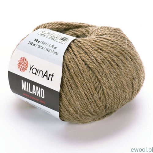 Włóczka Milano YarnArt kolor jasny brąz 855