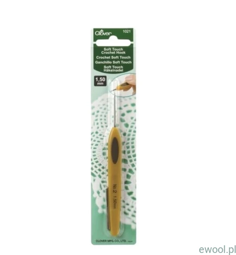 Szydełko aluminiowe Soft Touch Clover 1,5 mm