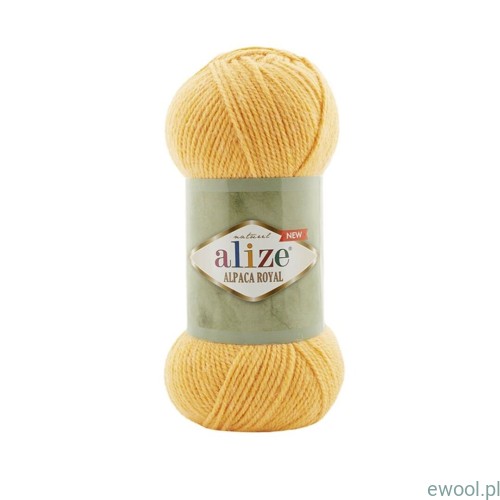 Włóczka Alpaca Royal New kolor 423 żółty
