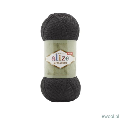 Włóczka Alpaca Royal New kolor 60 czarny