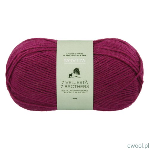 Włóczka 7 Veljesta kolor 563 Knapweed