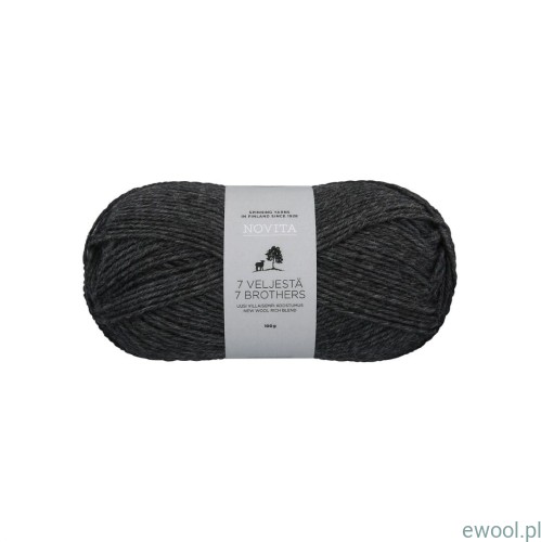 Włóczka 7 Veljesta Novita kolor 044 Graphite