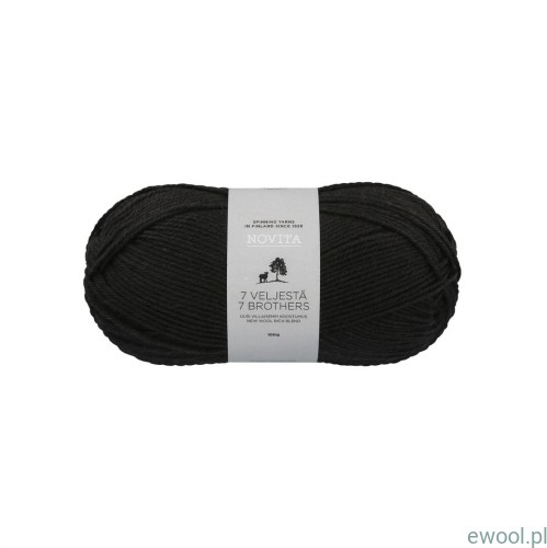 Włóczna 7 Veljesta kolor 099 czarny