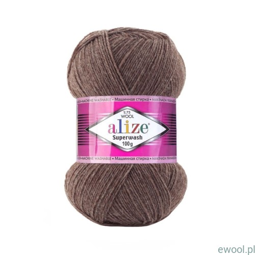 Włóczka Superwash Comfort kolor 240 brązowy