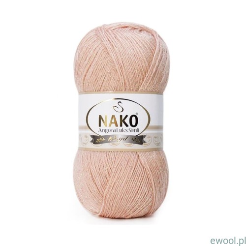 Włóczka Angora Luks Simli Nako kolor 10722SE