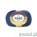 Włóczka Boho Nako kolor 10093  ciemny niebieski
