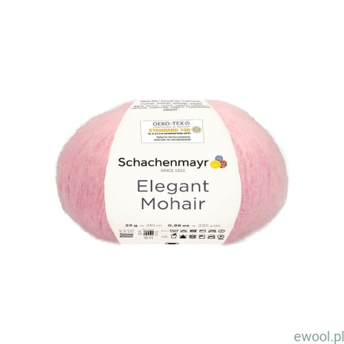 Włóczka Elegant Mohair kolor 00035 jasny różowy