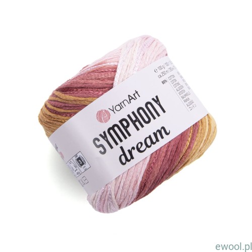 Włóczka tasiemkowa Symphony Dream YarnArt kolor 3104