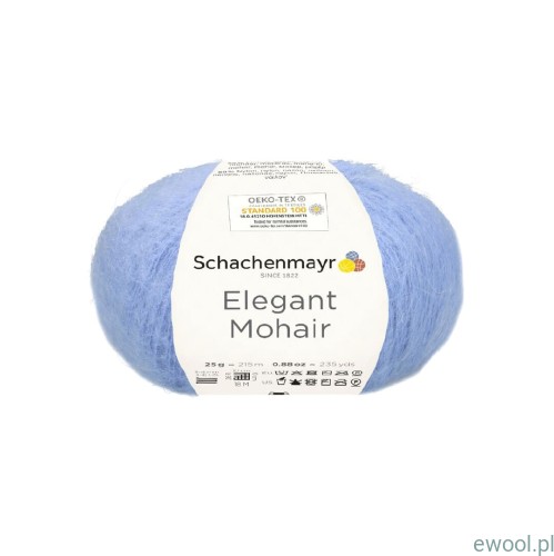 Włóczka Elegant Mohair kolor 00052 niebieski