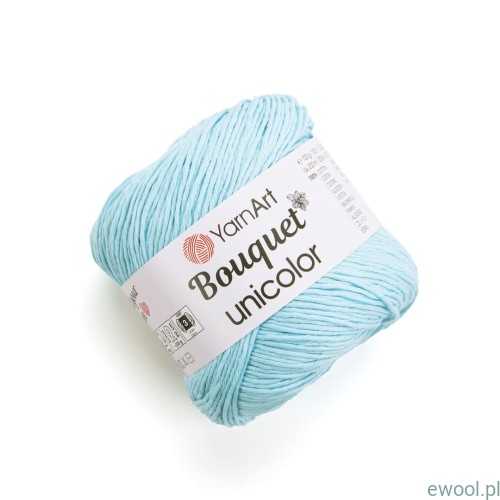 Włóczka bawełniana  Bouquet Unicolor YarnArt kolor 3226 turkusowy