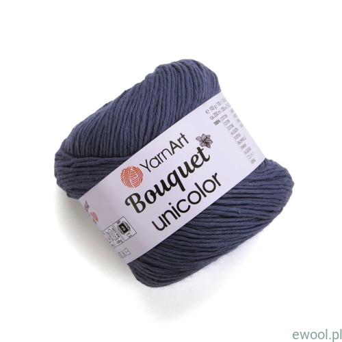 Włóczka Bouquet Unicolor YarnArt kolor 3204 cimny szary