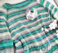 Sweter z włóczki Summer Dream YarnArt kolor 4309