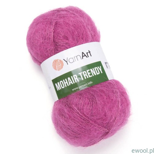 Włóczka Mohair Trendy YarnArt kolor 144 wrzosowy
