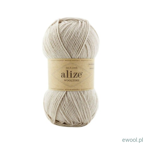 Włóczka Wooltime Alize kolor 152 jasny beż
