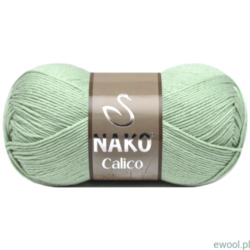 Włóczka NAKO Calico 10331 kolor miętowy