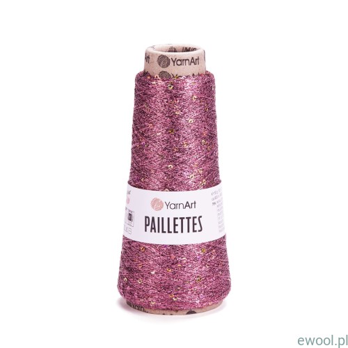 Włóczka z cekinami Paillettes YarnArt kolor 8004