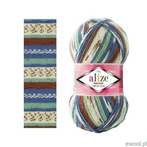 Włóczka Superwash Comfort Alize kolor 7653