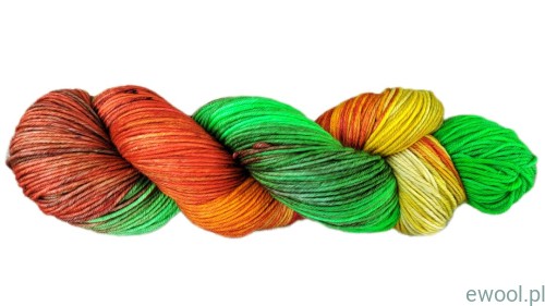 Włóczka ręcznie farbowana Merino Supersocky Star kolor 2861