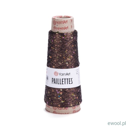 Włóczka z cekinami Paillettes YarnArt kolor 8007
