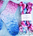 Włóczka skarpetkowa ręcznie farbowana Twin Skeins kolor 2884