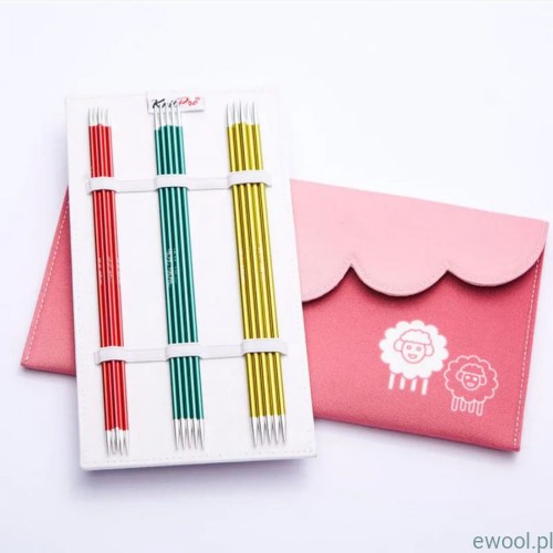 Zestaw drutów skarpetkowych Zing KnitPro Double Pointed Set (20cm)