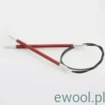 KnitPro Zing druty na żyłce 5.50 mm/80 cm