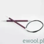 KnitPro Zing druty na żyłce 6.0 mm/80 cm