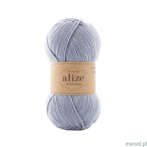 Włóczka Wooltime Alize kolor 51 stalowy