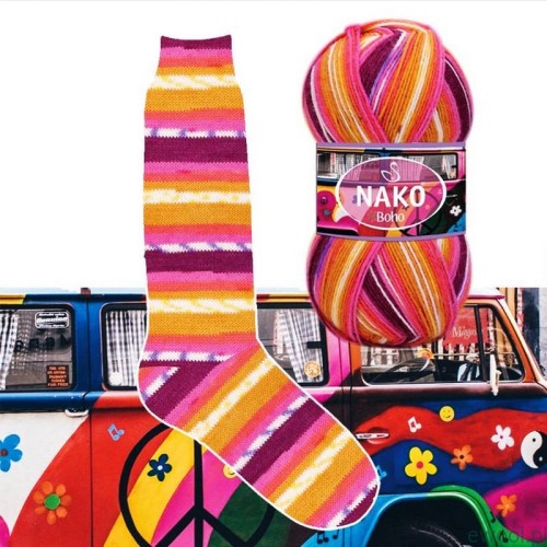 Włóczka Boho Concept Nako kolor 82259 Camper Dreamin