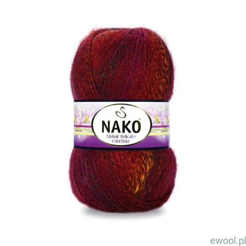 Włóczka Nako Mohair Delicate Colorflow 7131