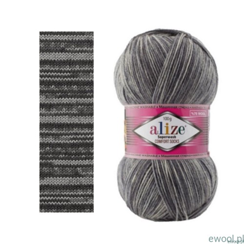 Włóczka Superwash Comfort Alize kolor 7676