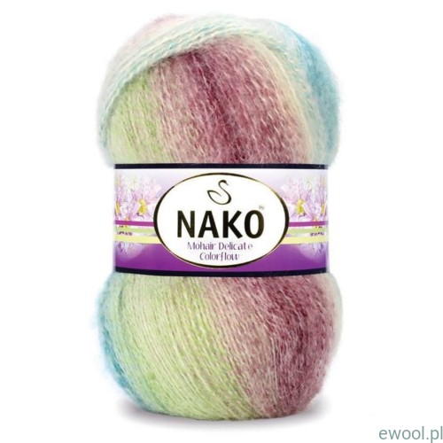 Włóczka Nako Mohair Delicate Colorflow kolor 76037