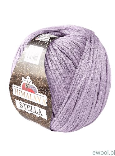 Włóczka Stella Himalaya kolor 46011 fioletowy ze srebrną nitką