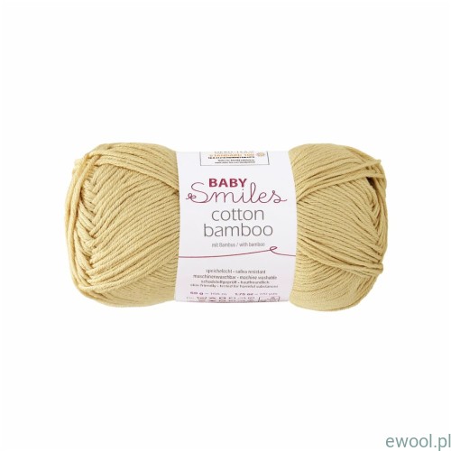 Włóczka Baby Smiles Cotton Bamboo Schachenmayr kolor 01003 beżowy