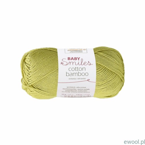 Włóczka Baby Smiles Cotton Bamboo Schachenmayr kolor 01075 jasny zielony