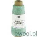 Włóczka Creative Make It Blümchen Rico Design kolor 002 miętowy z cekinami