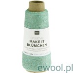 Włóczka Creative Make It Blümchen Rico Design kolor 002 miętowy z cekinami