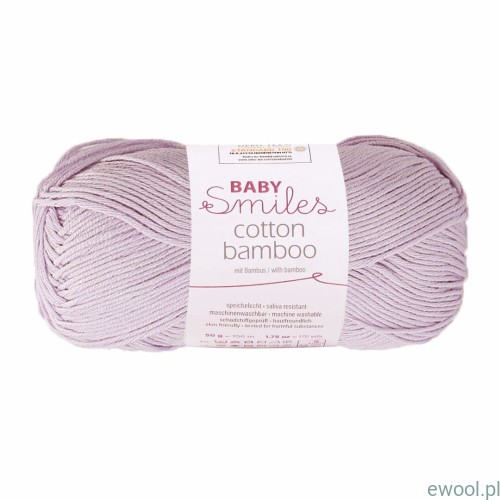 Włóczka Baby Smiles Cotton Bamboo Schachenmayr kolor 01040 liliowy