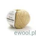 Włóczka Alpaca Gold Paillettes YarnArt kolor 9302 beżowy