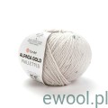 Włóczka Alpaca Gold Paillettes YarnArt kolor 9303 jasny szary