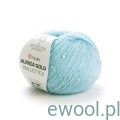 Włóczka Alpaca Gold Paillettes YarnArt kolor 9305 jasny niebieski