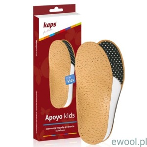 Wkładki do butów na stopy płasko-koślawe dla dzieci Apoyo Kids