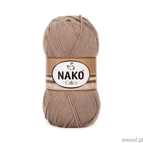 Włóczka Nako Calico kolor 12383 beżowy